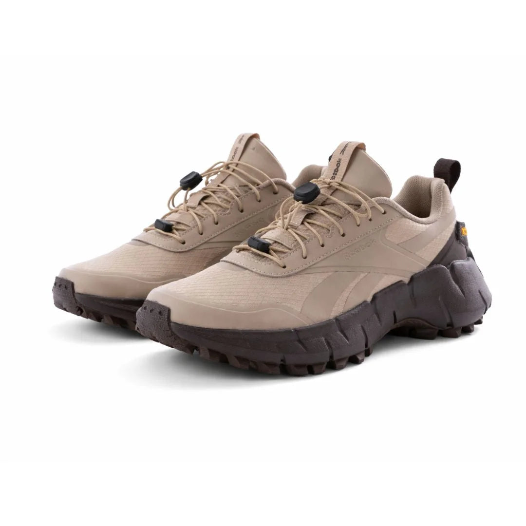 Reebok Zig Kinetica 2.5 Edge Vibram Trail Sneakers Men - BEG