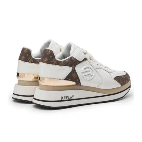 REPLAY Lucille Allover Women Sneakers RS4M0016S-WHTBRN