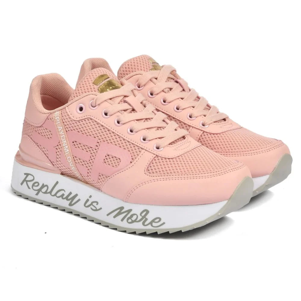 REPLAY Penny Mesh Women Sneakers RS630090T-PNK - Pink / 37