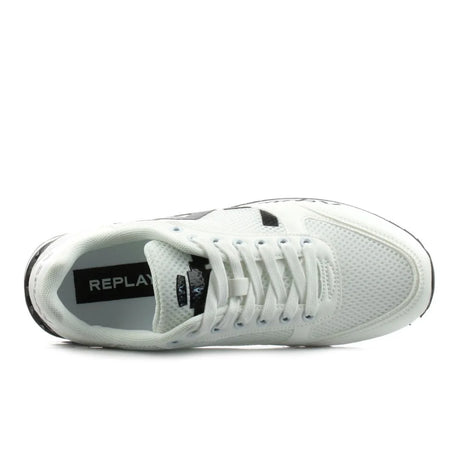 REPLAY Penny Mesh Women Sneakers RS630097T-WHTBLK - White / 37