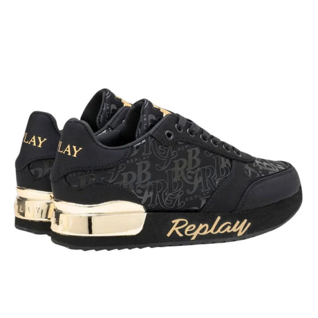 REPLAY Penny RBJ Women Sneakers RS630106T-BLKBLK - Black / 41