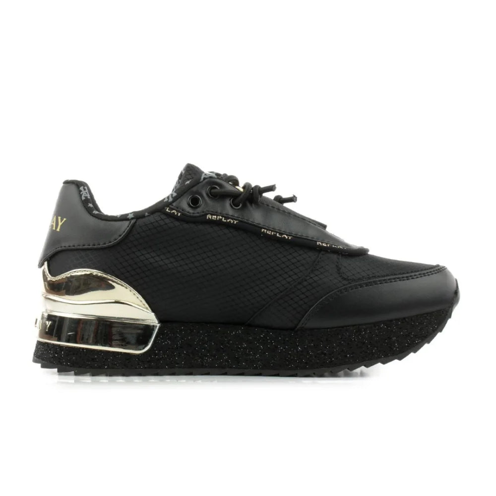 REPLAY Penny Round Women Sneakers RS630108T-BLKBLK