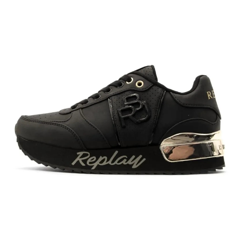 REPLAY Penny Women Sneakers RS630107S-BLKBLK - Black / 37