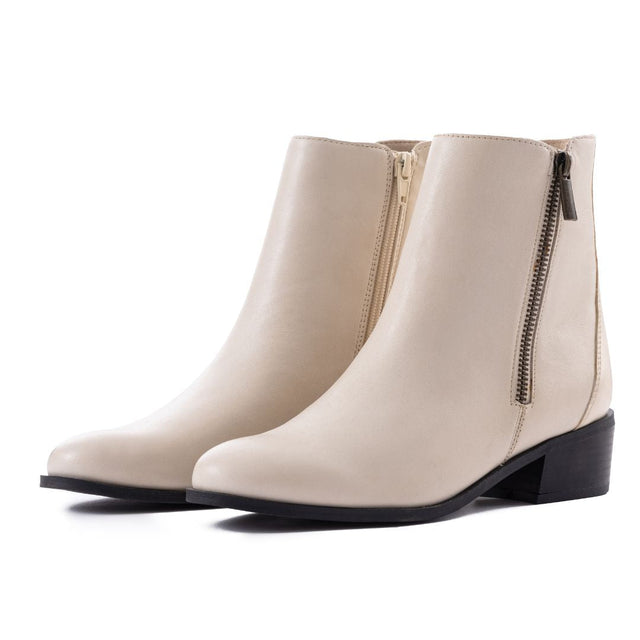 Rockport Evalyn Zip Bootie Women - OFFWHT - Off White / M (D) / 36