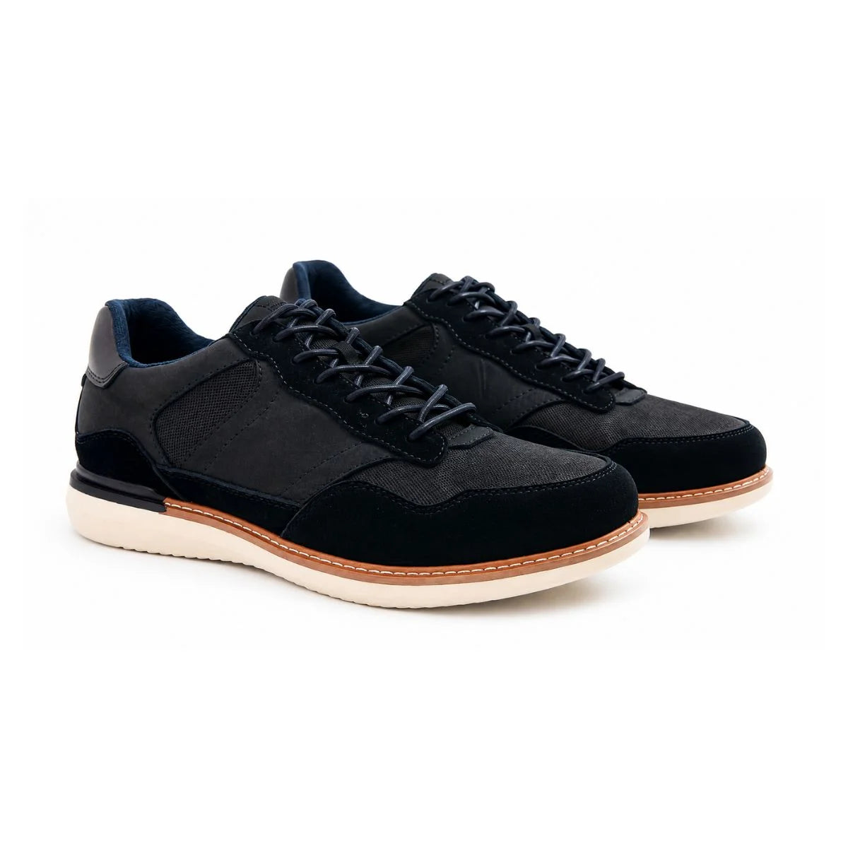 Rockport JONATHAN-L Suede Sneaker Men - NVY - Navy / 40.5