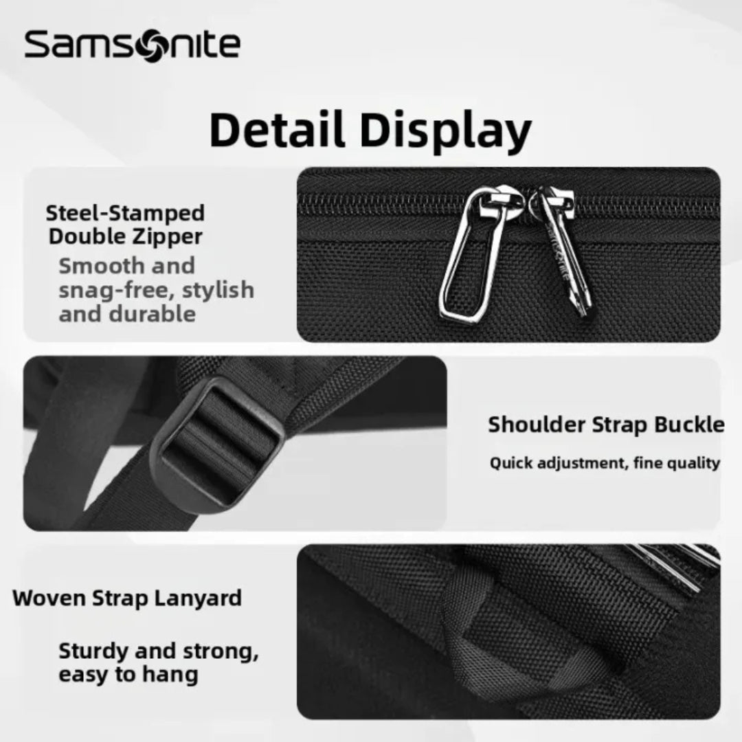 Samsonite Ubran-ICT Laptop Backpack 154309-1041-BLK - Black