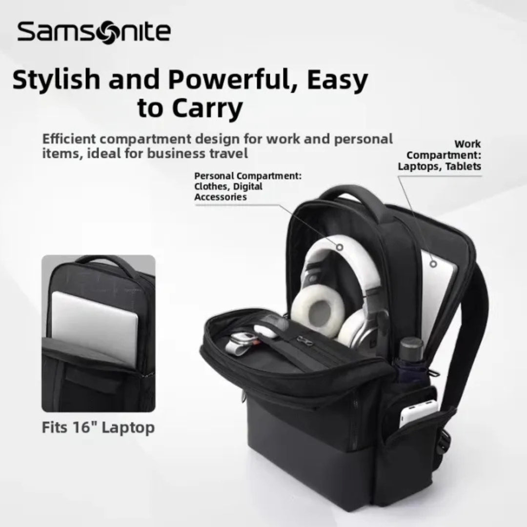Samsonite Ubran-ICT Laptop Backpack 154309-1041-BLK - Black