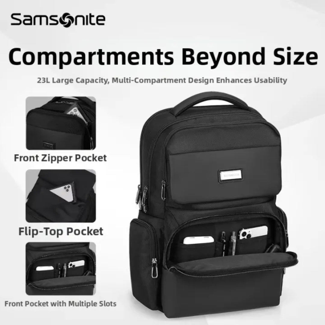 Samsonite Ubran-ICT Laptop Backpack 154309-1041-BLK - Black