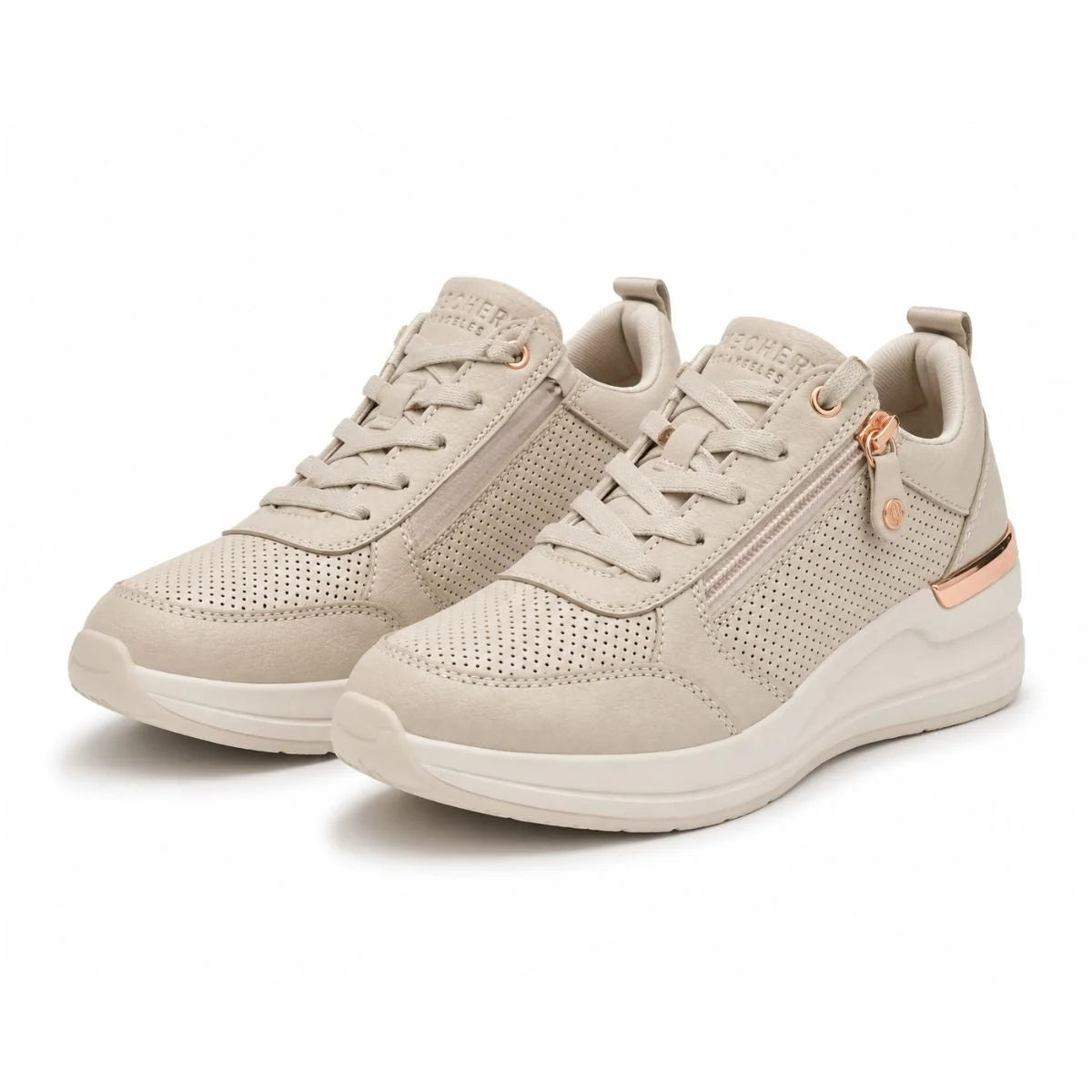 SKECHERS Casual Sneaker Women Code1177336- BEG - Beige / 35