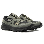 SKECHERS Max Protect Hiking Waterproof Casual Sneaker - BLKOLV - Black-Olive / 40