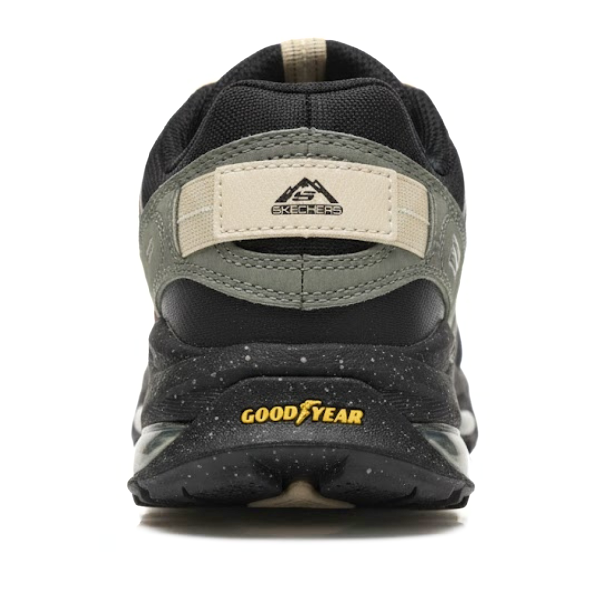 SKECHERS Max Protect Hiking Waterproof Casual Sneaker - BLKOLV