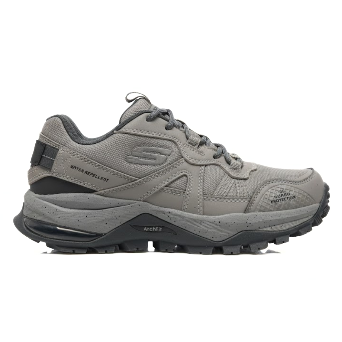 SKECHERS Max Protect Hiking Waterproof Casual Sneaker - GRYBRN