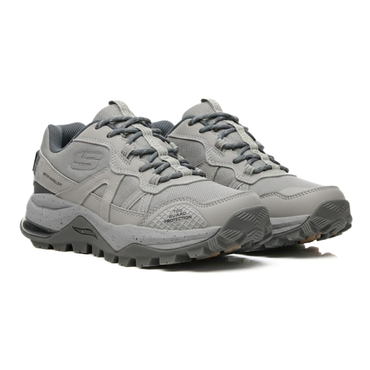 SKECHERS Max Protect Hiking Waterproof Casual Sneaker - GRYBRN