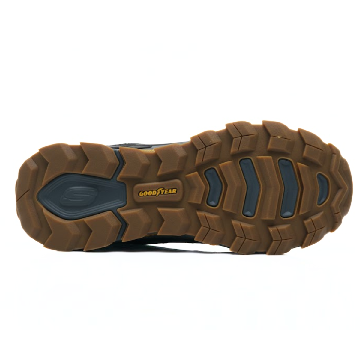 SKECHERS Pause Waterproof Casual Sneaker - BLKGRYBRN