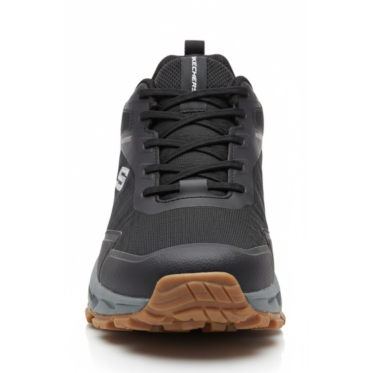 SKECHERS Pause Waterproof Casual Sneaker - BLKGRYBRN