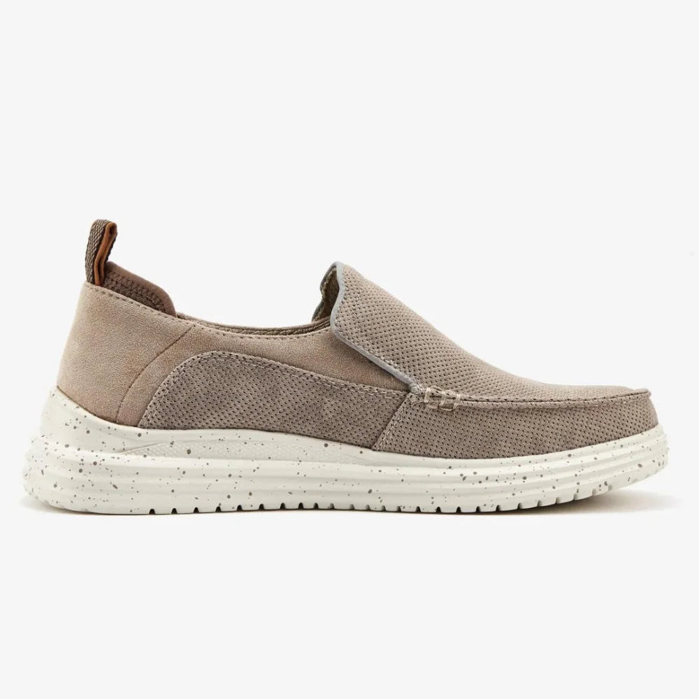 SKECHERS Proven Renco Canvas Slip-on Men 204568-BEG - Shoes