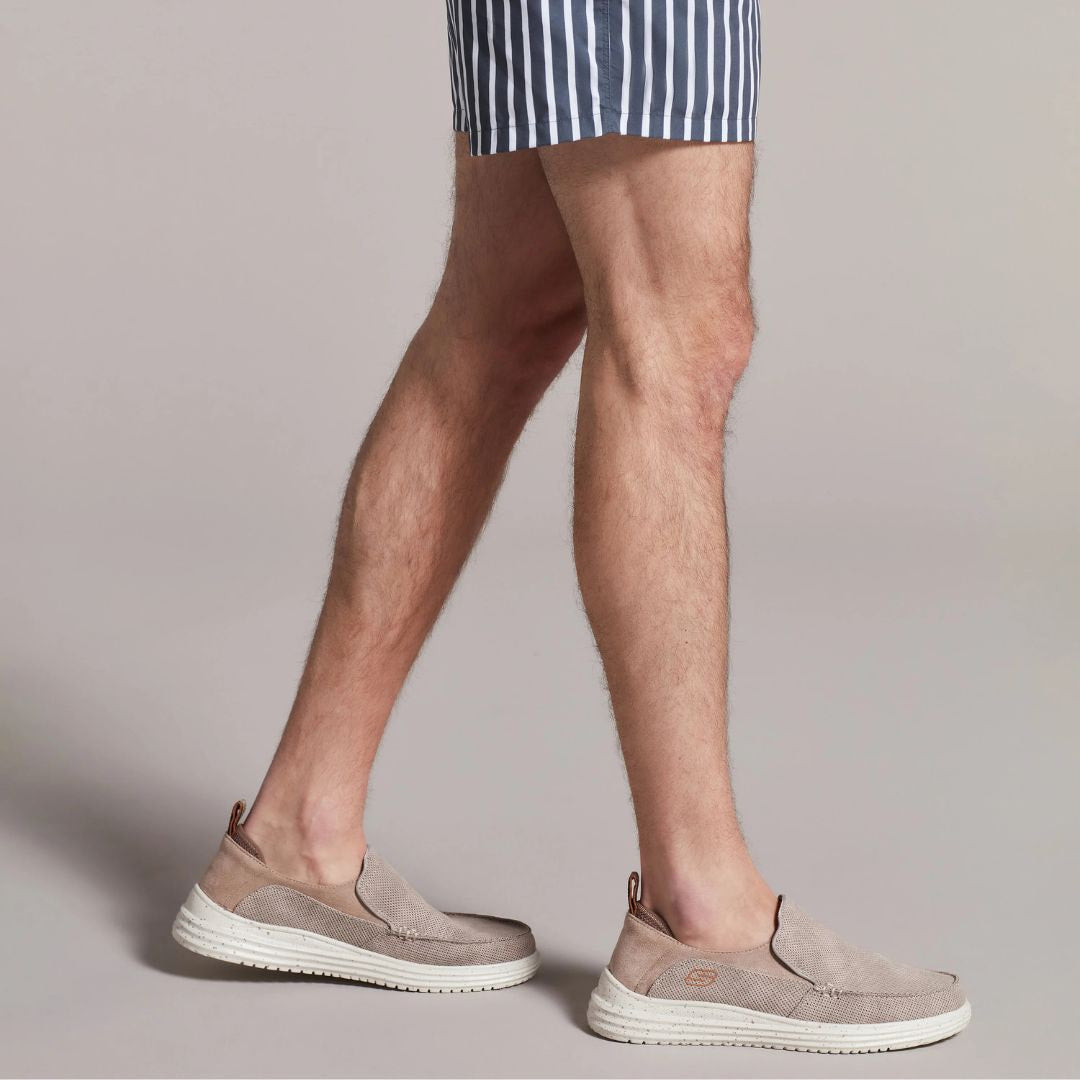 SKECHERS Proven Renco Canvas Slip-on Men 204568-BEG