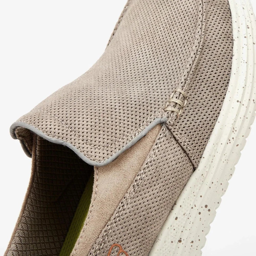 SKECHERS Proven Renco Canvas Slip-on Men 204568-BEG - Shoes