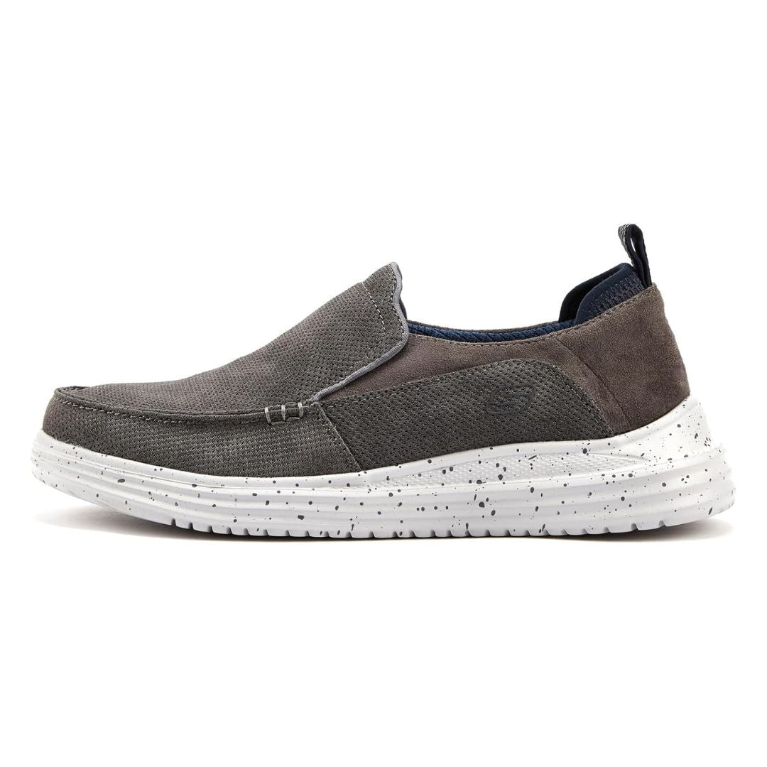 SKECHERS Proven Renco Canvas Slip-on Men 204568-GRY - 40 / Gray