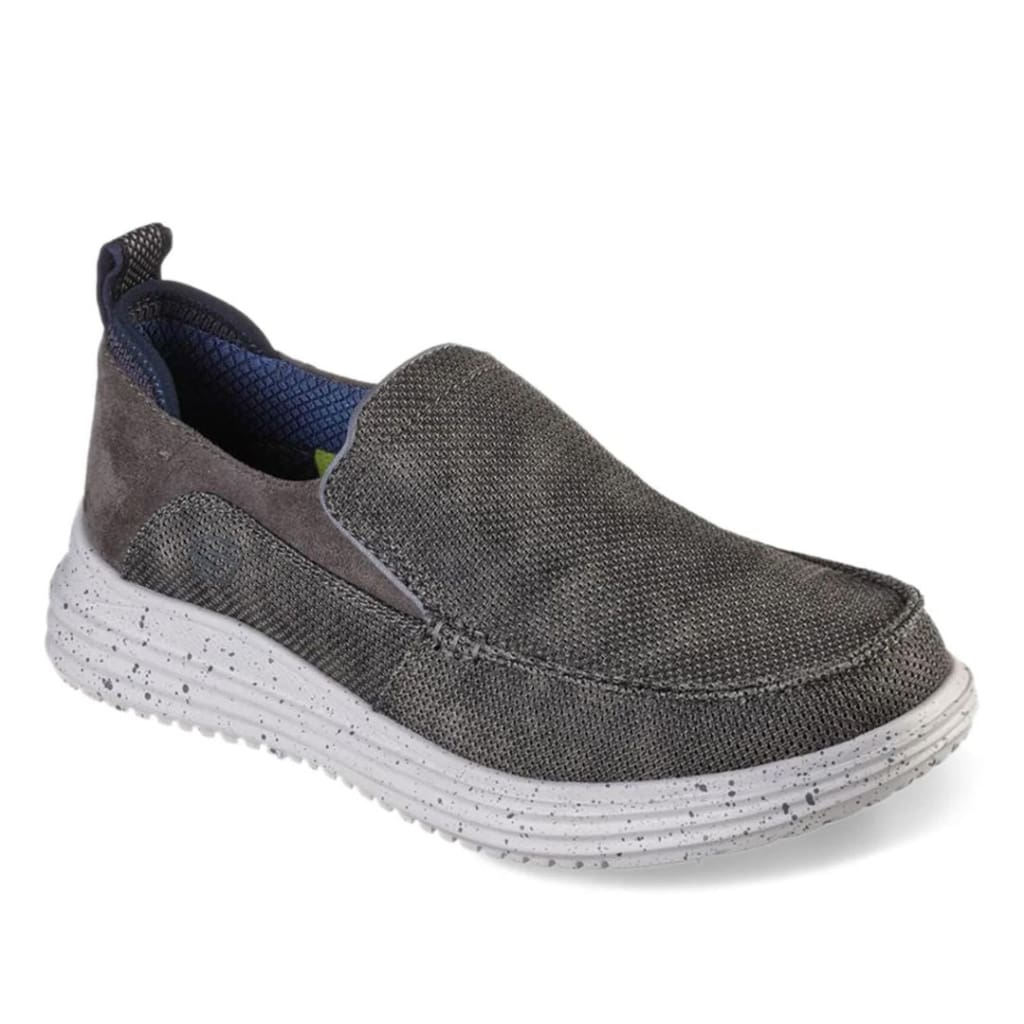 SKECHERS Proven Renco Canvas Slip-on Men 204568-GRY - Shoes