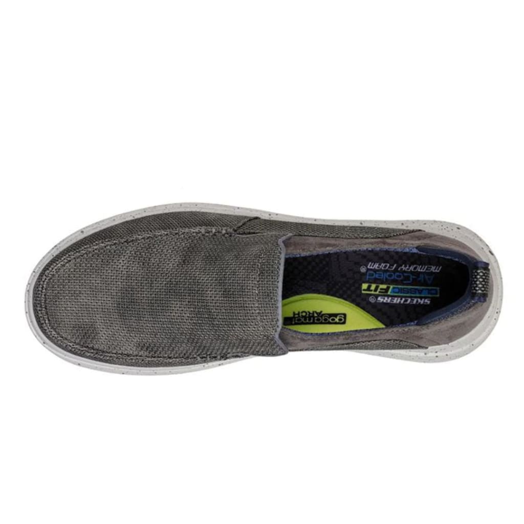 SKECHERS Proven Renco Canvas Slip-on Men 204568-GRY - Shoes