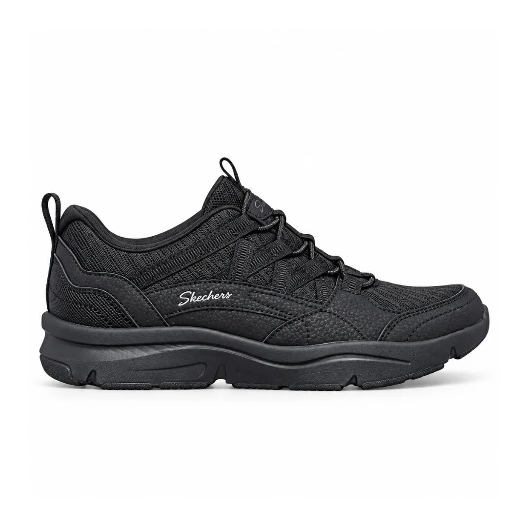 SKECHERS Sequoia Relaxed Fit Active Trainers - BLK - Black / 35