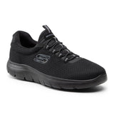 SKECHERS Summits Runner Slip-On Men 52811-BLKBLK - 41 / Black