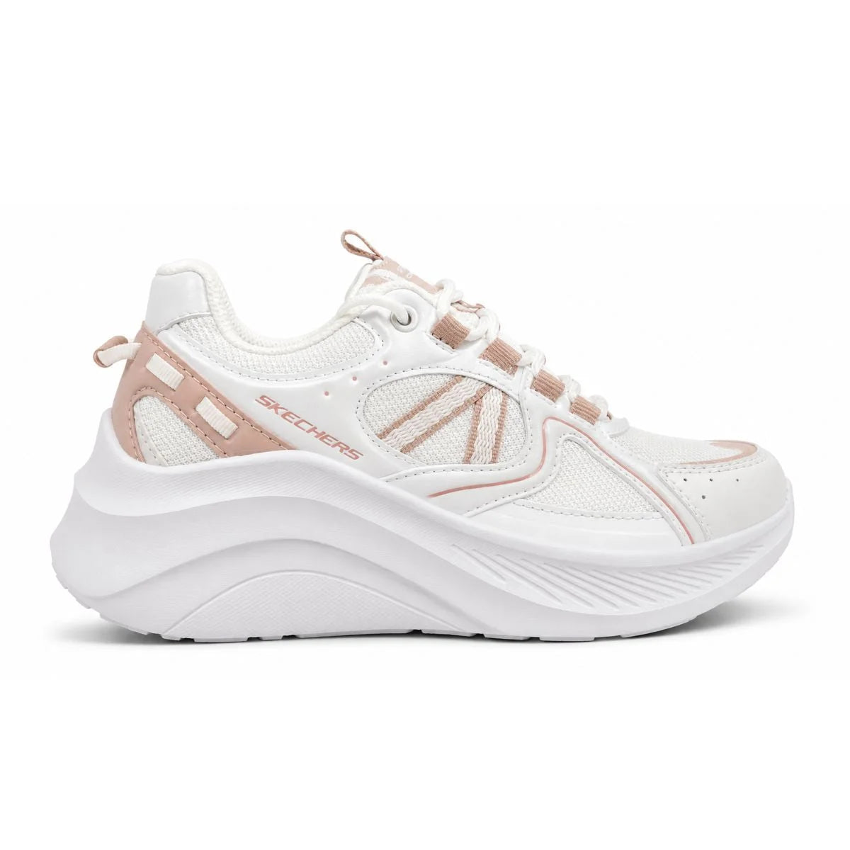 SKECHERS Waterproof Casual Sneaker Women Code 117521- WHT