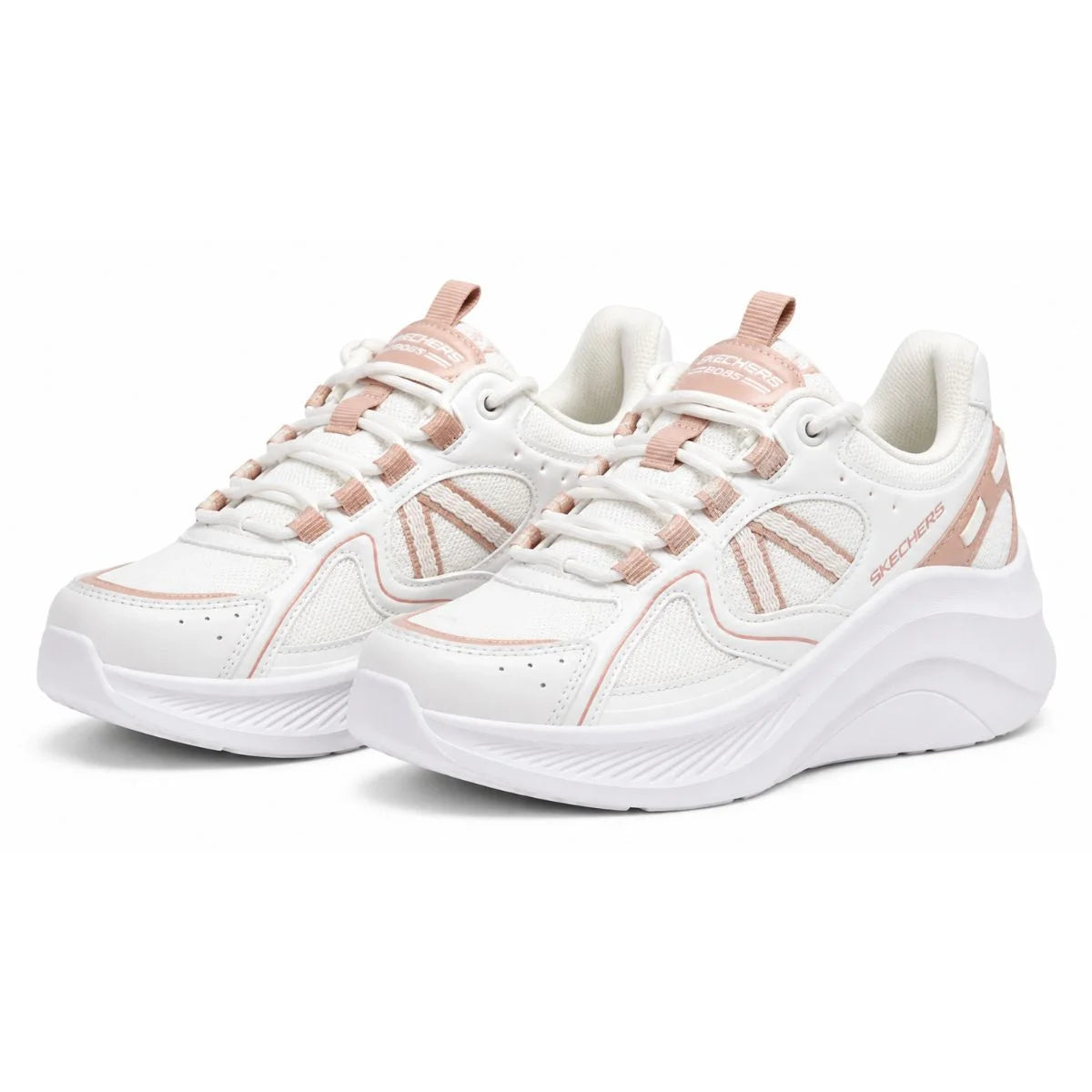 SKECHERS Waterproof Casual Sneaker Women Code 117521- WHT - White / 35