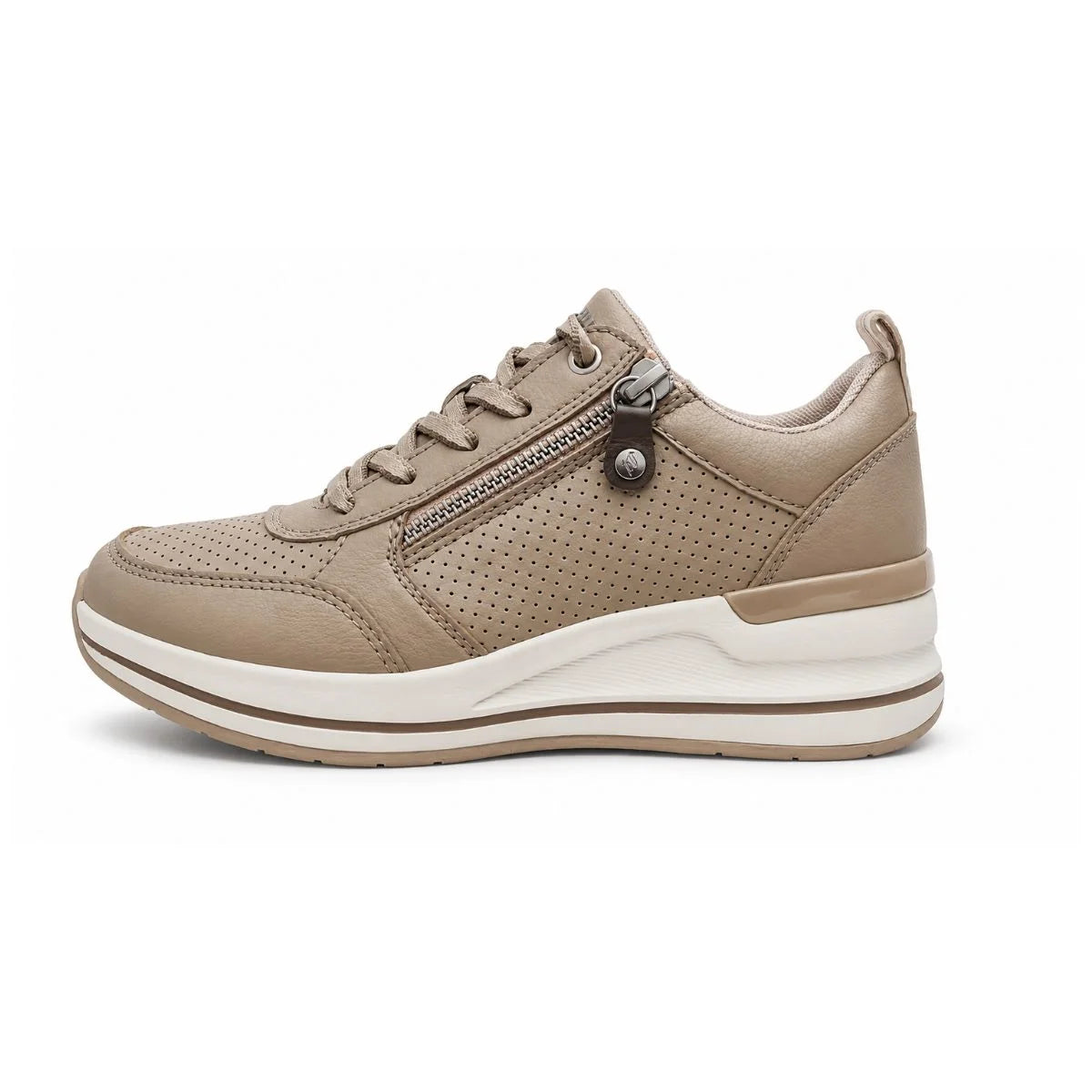 SKECHERS Waterproof Casual Sneaker Women Code 177335 - BEG