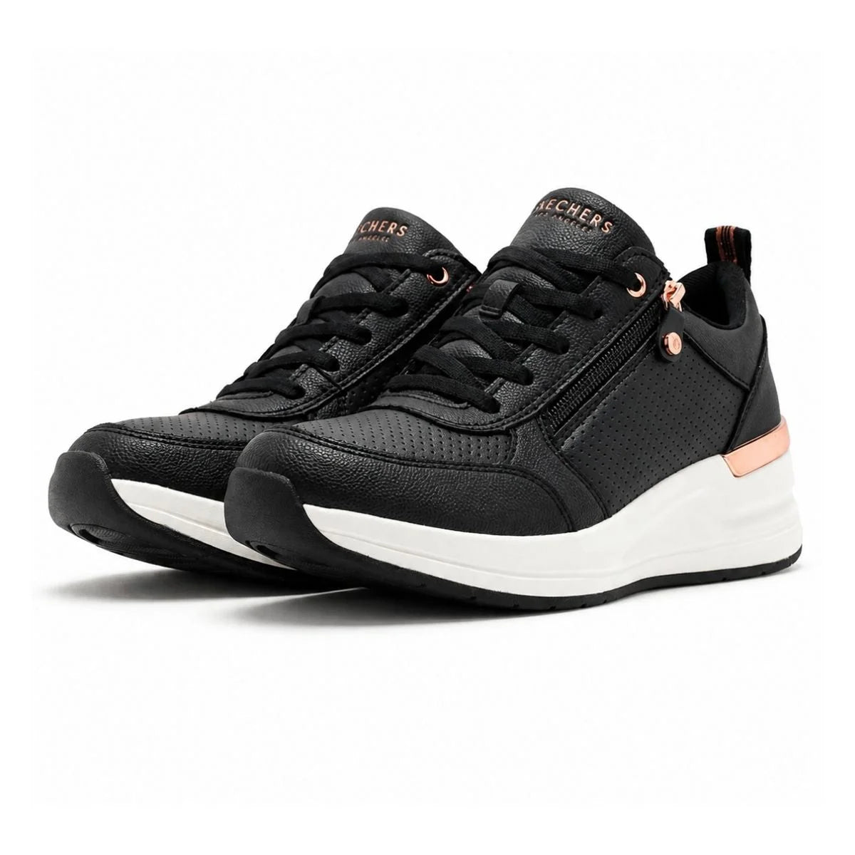 SKECHERS Waterproof Casual Sneaker Women Code103128-BLK - Black / 35
