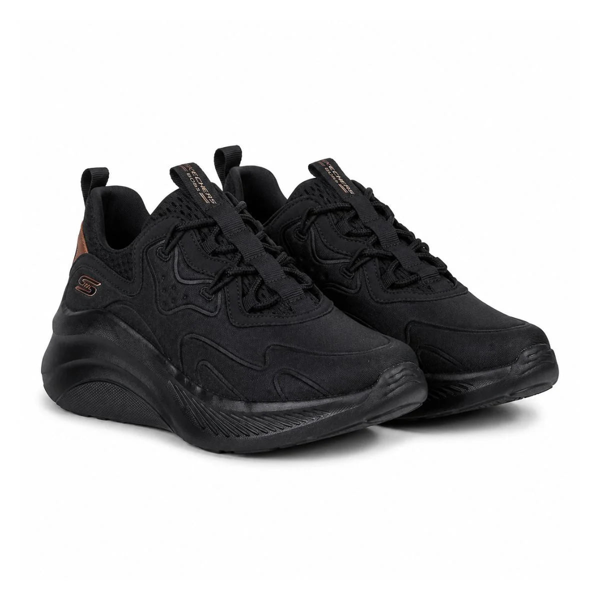 SKECHERS Waterproof Casual Sneaker Women Code117513-BLK - Black / 35