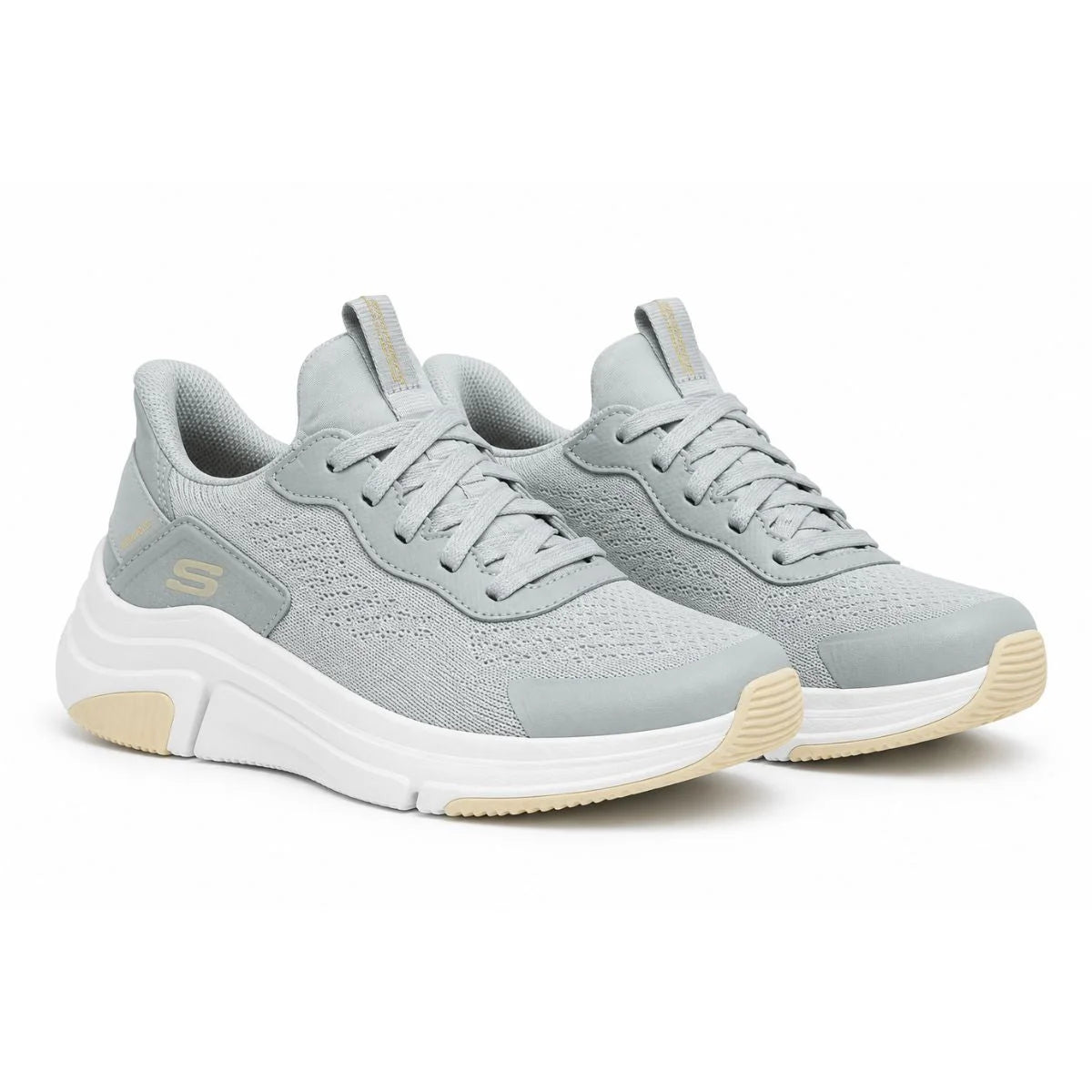 SKECHERS Waterproof Casual Sneaker Women Code117628-GRY - Gray / 35