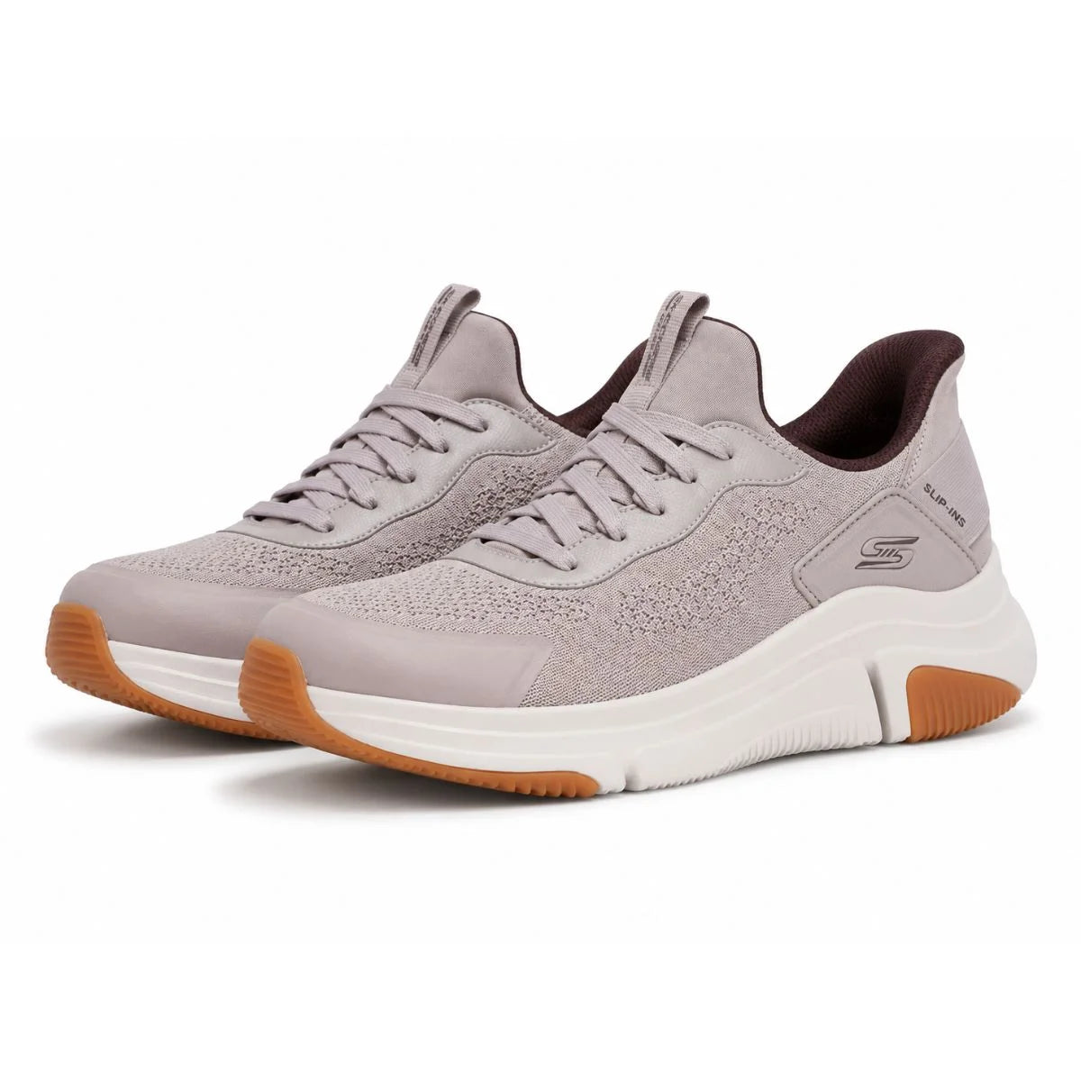 SKECHERS Waterproof Casual Sneaker Women Code118310-DRKBEG - Dark Beige / 35