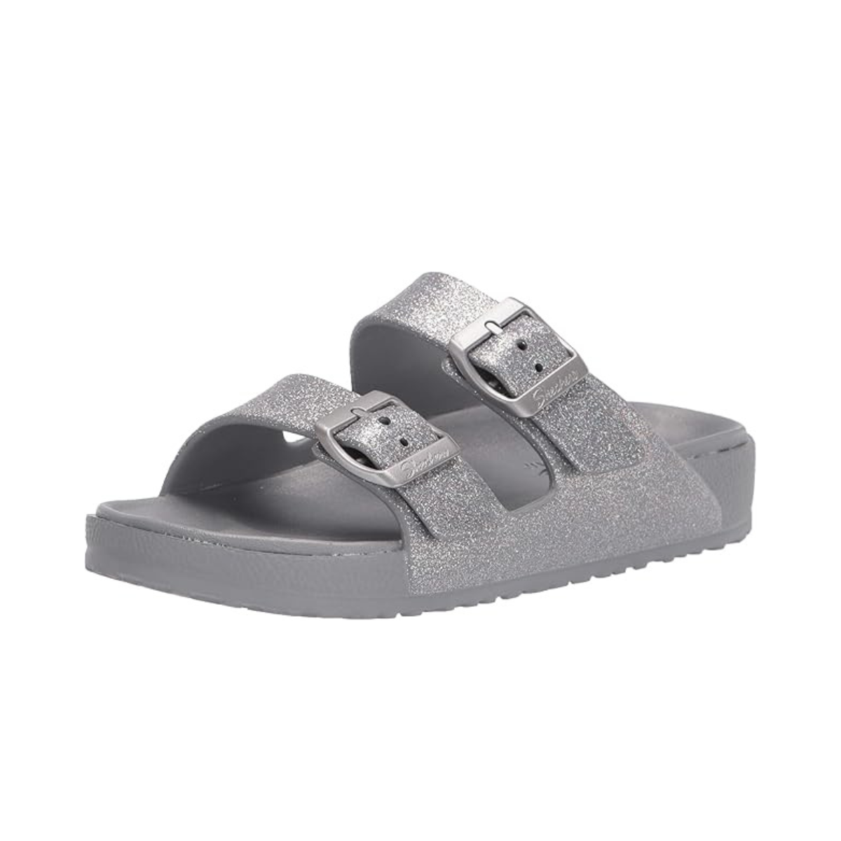 Skechers Women’s Luxe fomam Shimmering Sandals -GRY