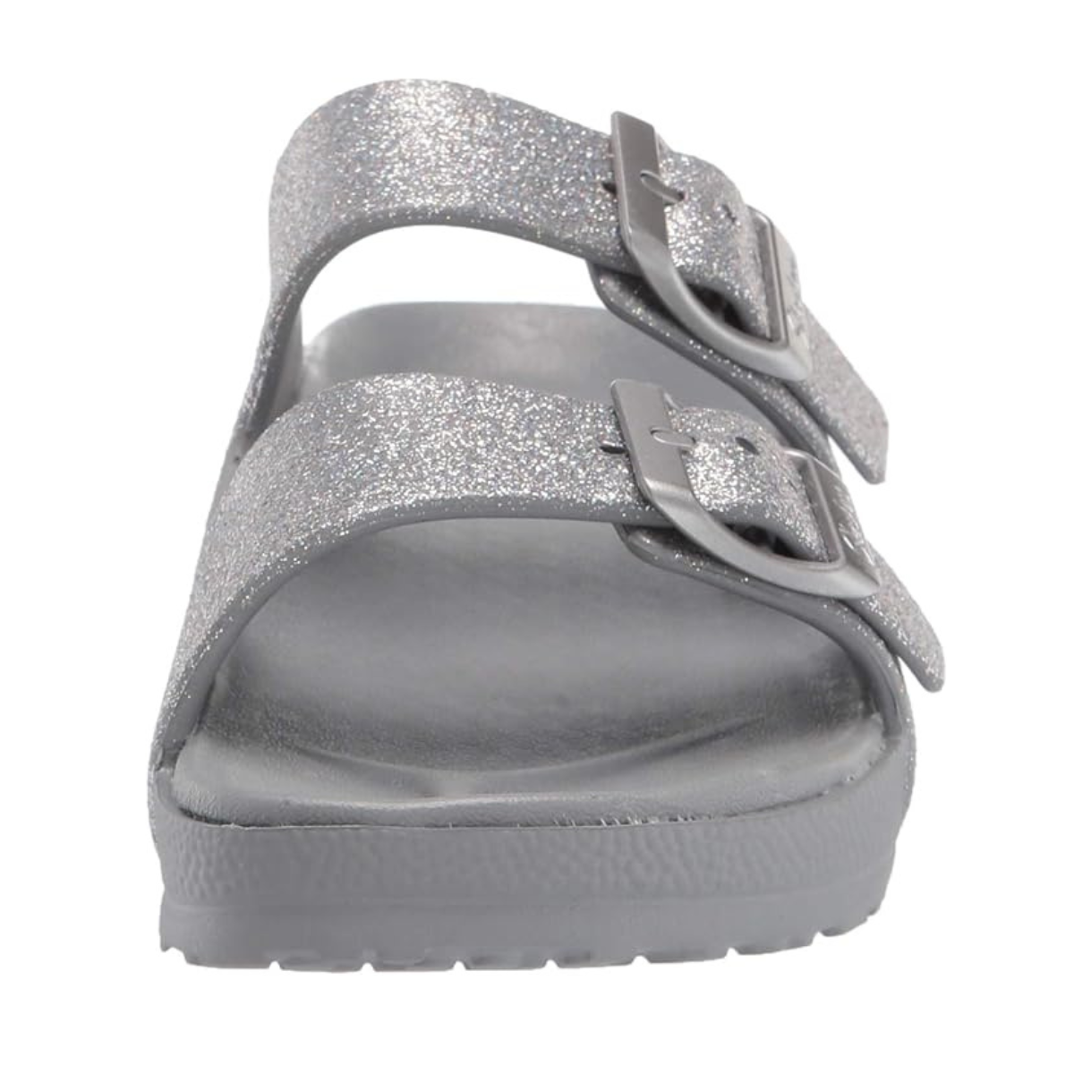 Skechers Women’s Luxe fomam Shimmering Sandals -GRY