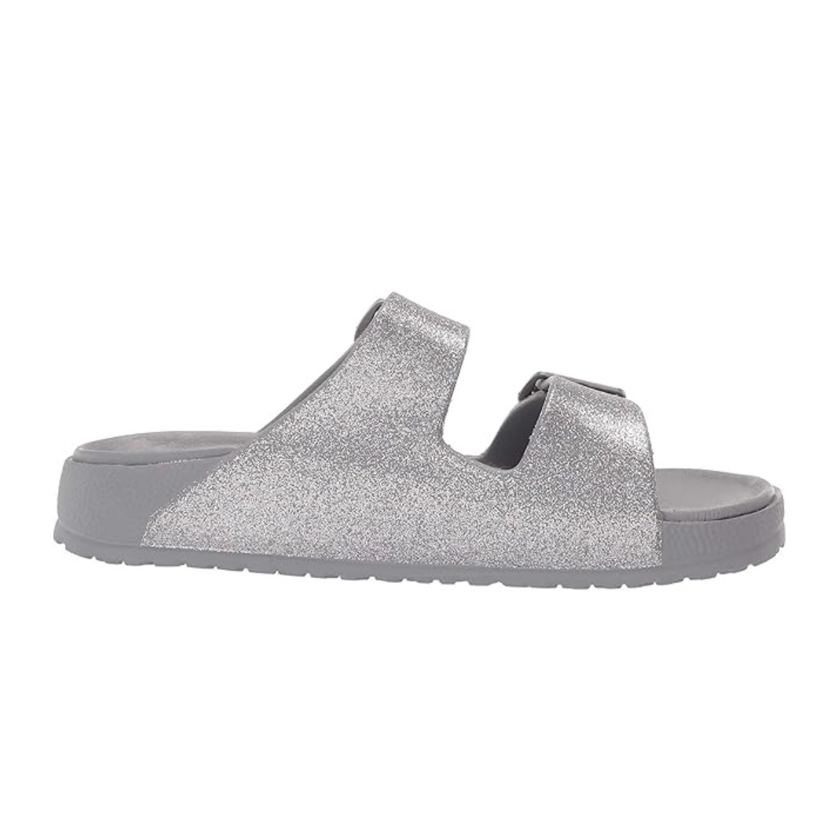 Skechers Women’s Luxe fomam Shimmering Sandals -GRY