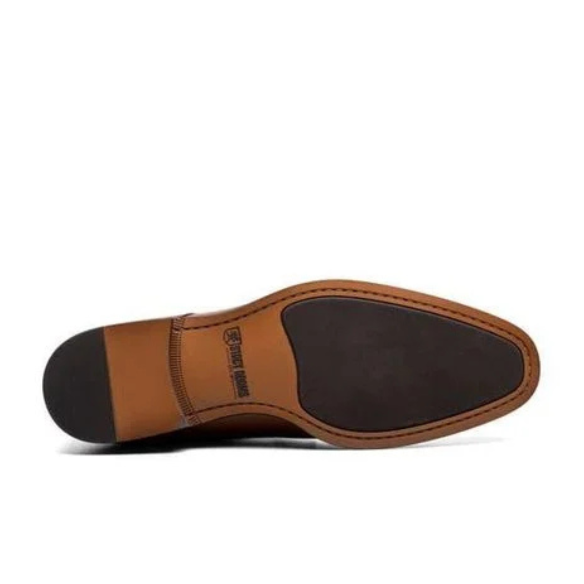 Stacy Adams Kaius Plain Toe Double Monk Strap Boot - TAN