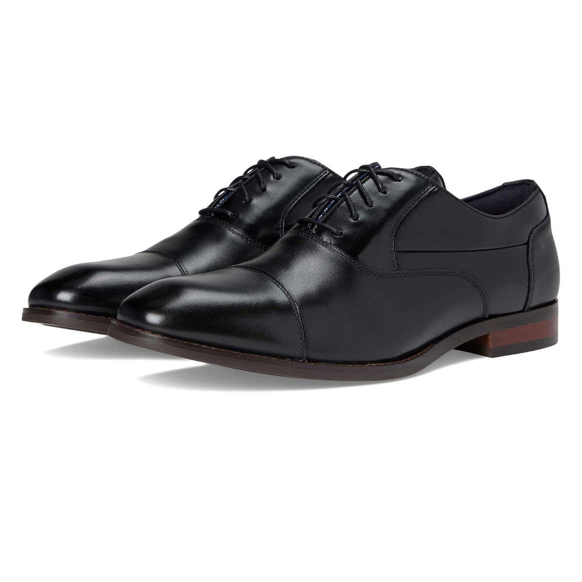 Stacy Adams Kallum Cap Toe Oxford Men - BLK - Black / 41.5
