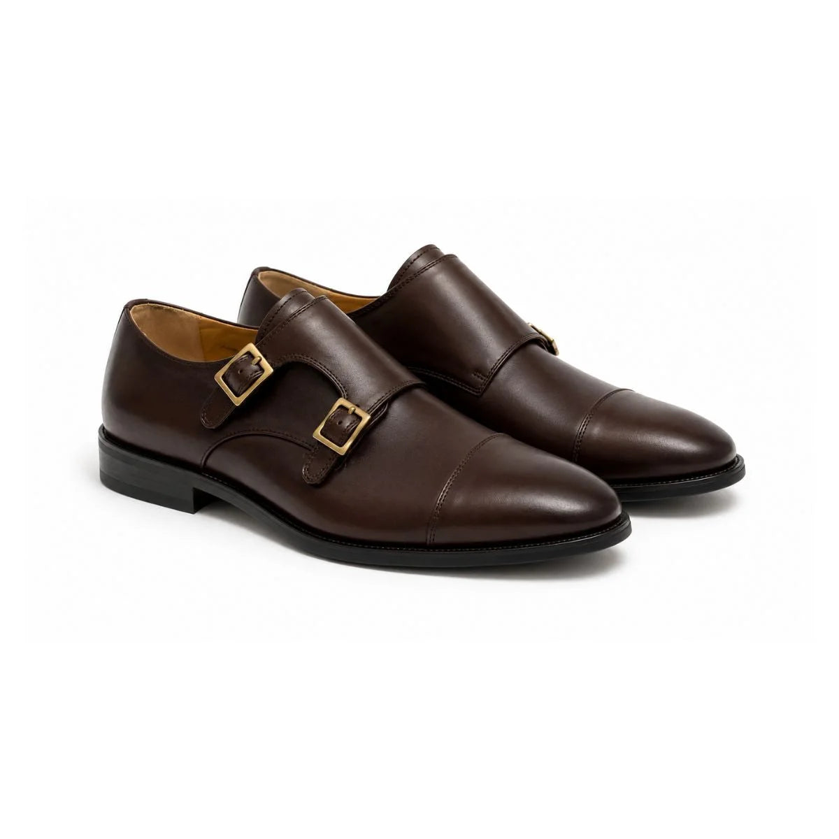 Steptronic England Buckle Strap Comfort Oxford Men A01340505 - BRN - Brown / 40