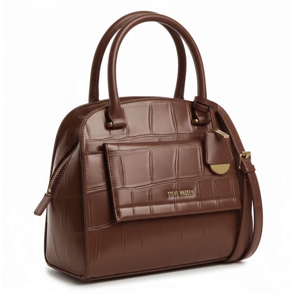 Steve Donegal Satchel Handbag Women - BRN - Brown