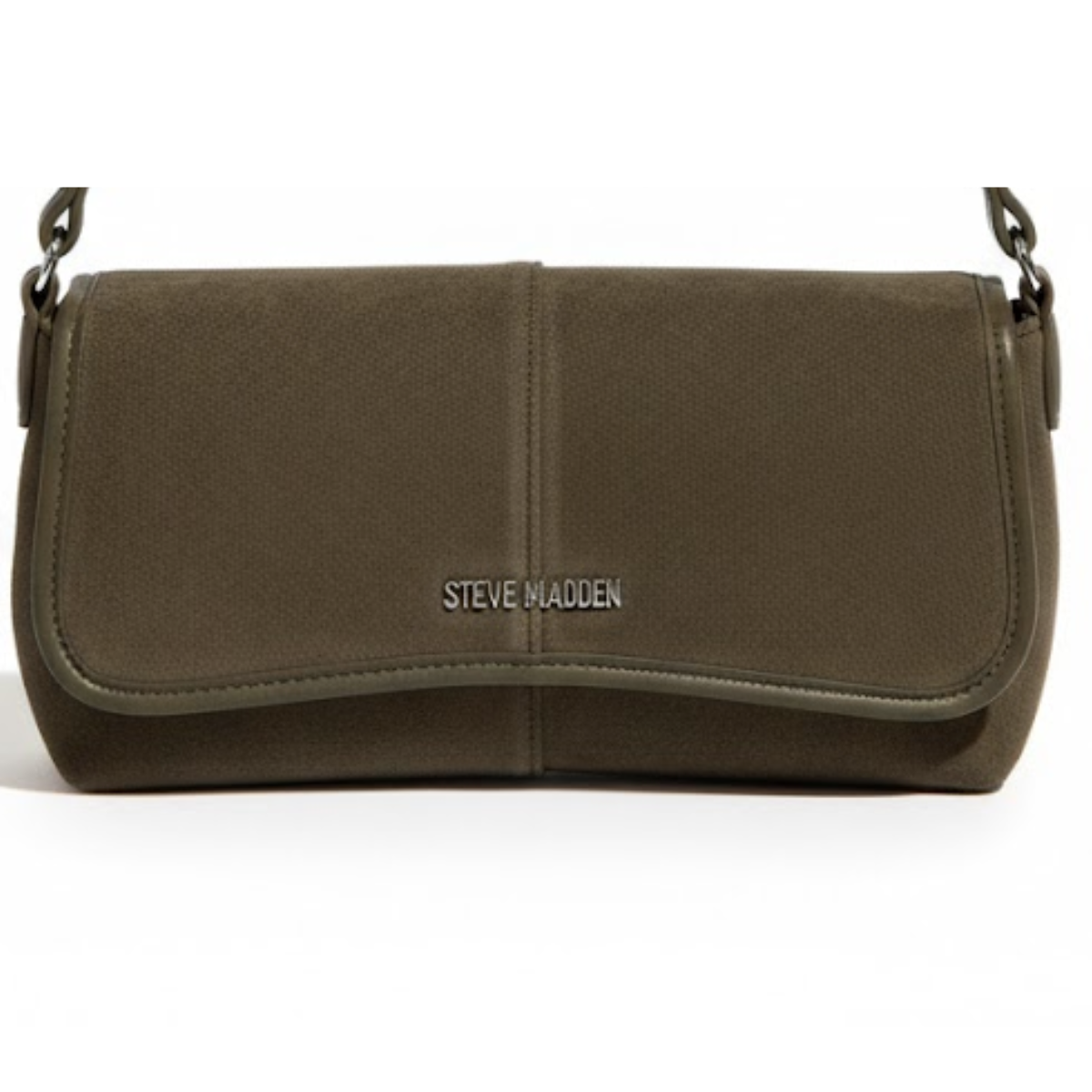 Steve Madden B-Genevieve Suede Shoulder Bag Women - OLV - Olive