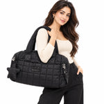 Steve Madden BAria Quilted Weekender Bag Women - BLK - Black