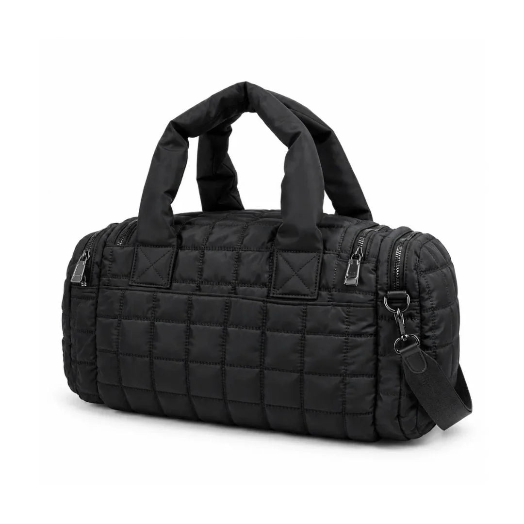 Steve Madden BAria Quilted Weekender Bag Women - BLK - Black
