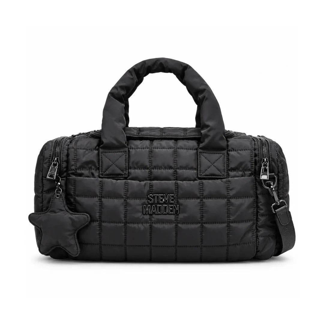Steve Madden BAria Quilted Weekender Bag Women - BLK - Black