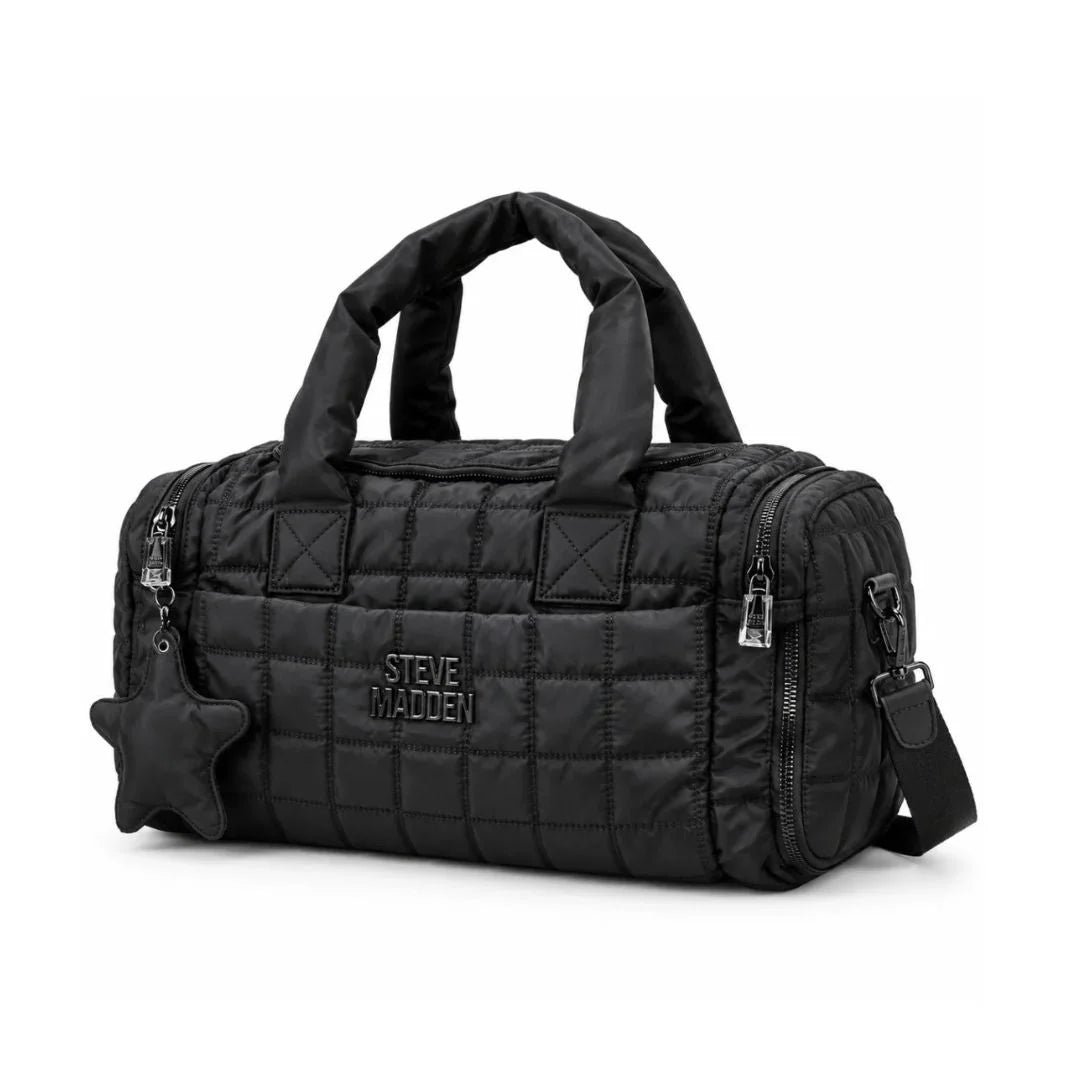 Steve Madden BAria Quilted Weekender Bag Women - BLK - Black
