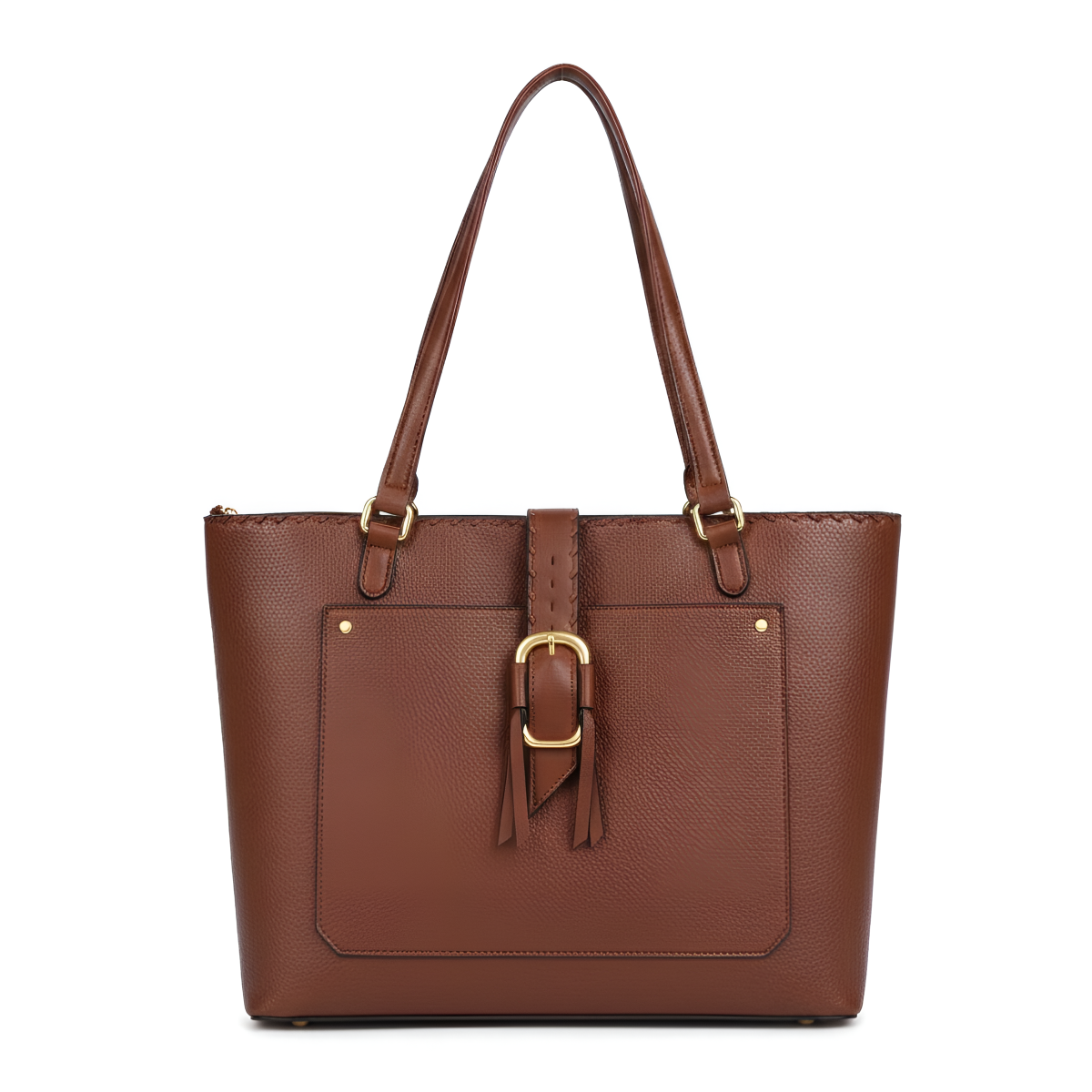 Steve Madden Bcheck Chalk Tote Shoulder Bag Women - BRN - Brown