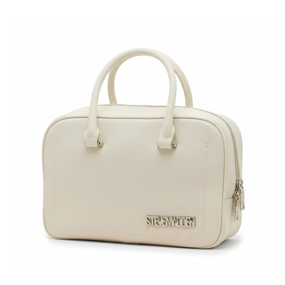 Steve Madden Bchipp Double Compartment Satchel Handbag Women - CRM - Cream