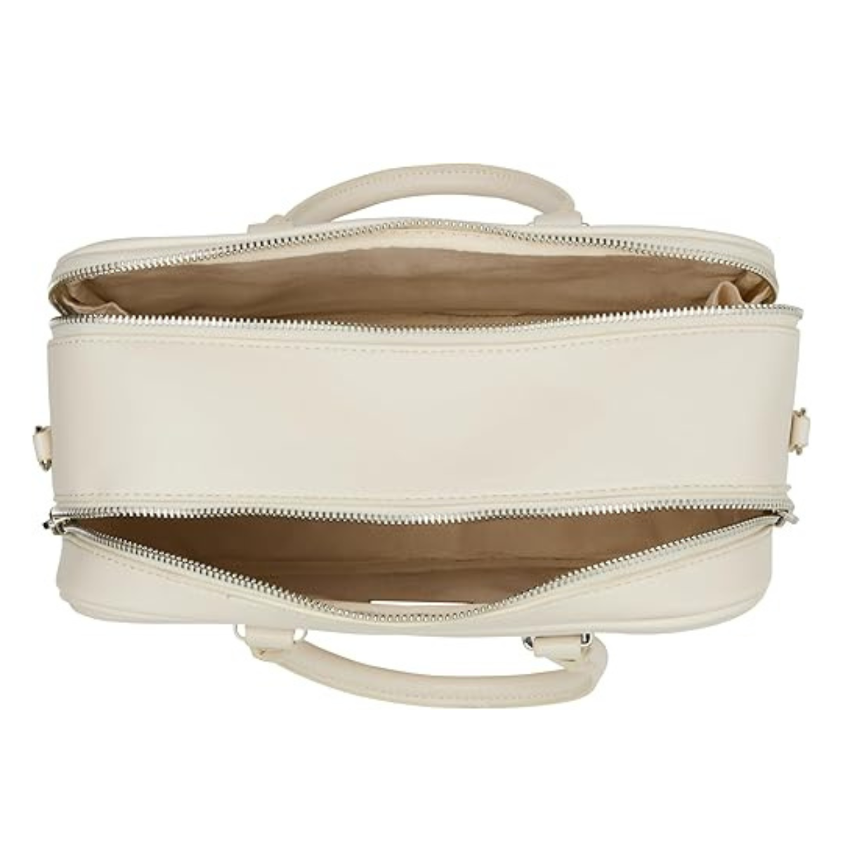 Steve Madden Bchipp Double Compartment Satchel Handbag Women - CRM - Cream
