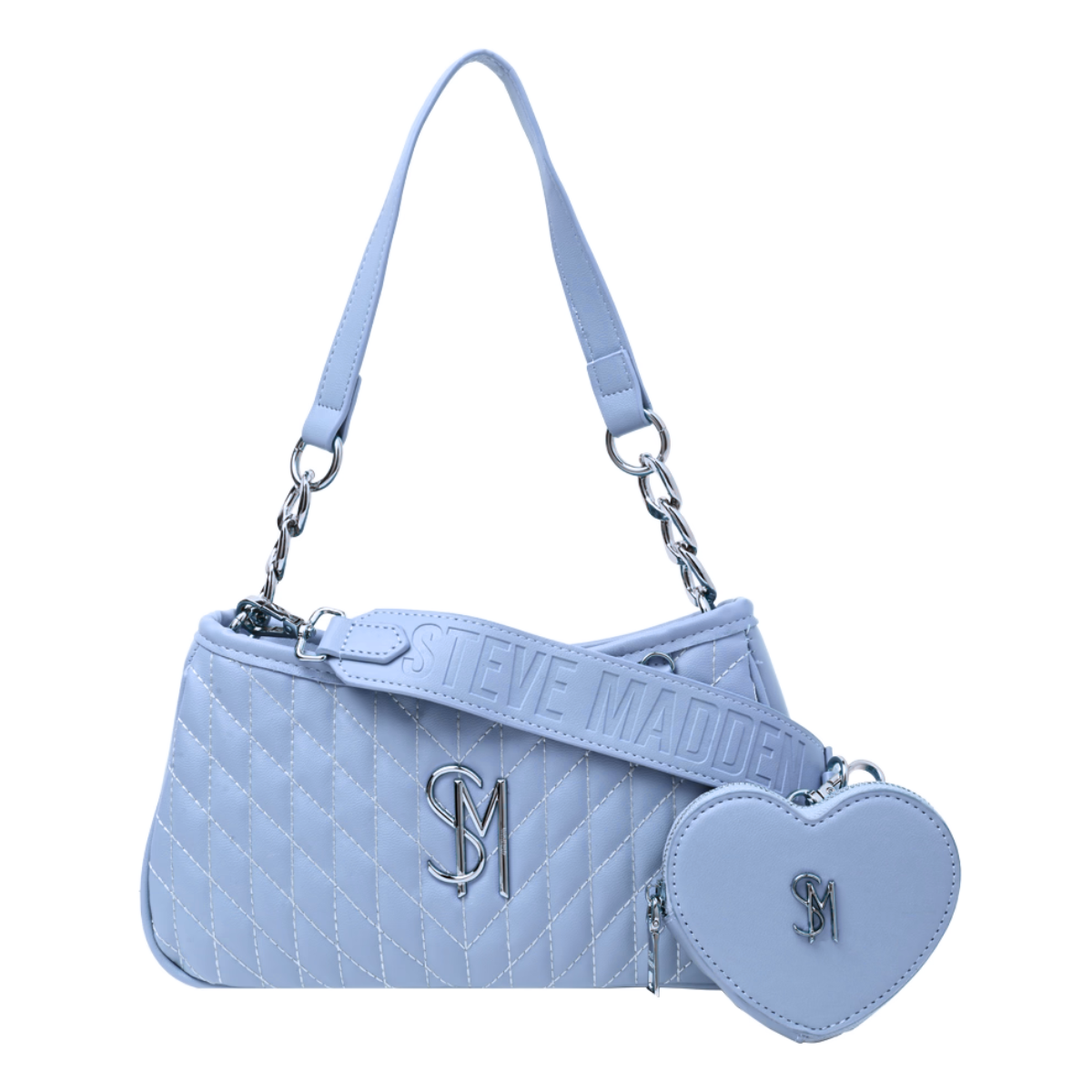 Steve Madden Belodie Frosty Shoulder Bag Women - BLU - Blue